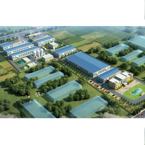 鄭州最優(yōu) 工廠廠區(qū)鳥瞰圖設(shè)計