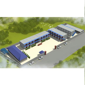 鄭州最優(yōu) 工廠廠區(qū)鳥瞰圖設(shè)計