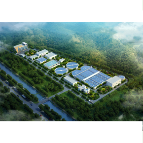 鄭州最優(yōu) 工廠廠區(qū)鳥瞰圖設(shè)計