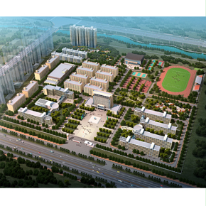 鄭州最優(yōu) 大學(xué)校區(qū)鳥瞰圖設(shè)計