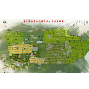 唐河豫盈農業(yè)科技開發(fā)生態(tài)園鳥瞰圖設計