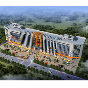 鄭州最優(yōu) 商務廣場鳥瞰圖設計