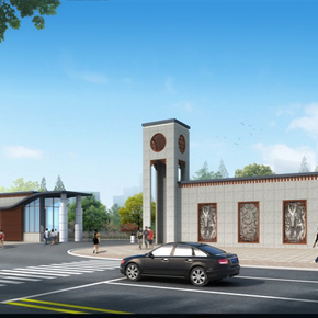 鄭州最優(yōu) 大門(mén)設(shè)計(jì)效果圖