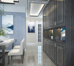 鄭州最優(yōu) 高端新中式過(guò)道設(shè)計(jì)方案