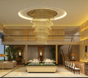 鄭州最優(yōu) 售樓部大廳設(shè)計(jì)方案效果圖
