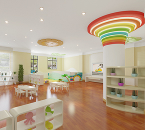 鄭州最優(yōu) 幼兒園教室設(shè)計(jì)效果圖方案2