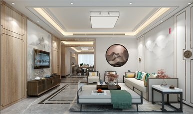 鄭州最優(yōu) 高端新中式設(shè)計(jì)方案效果圖