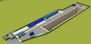 中鐵工程 中鐵十一局福塔東廠布設(shè)計圖