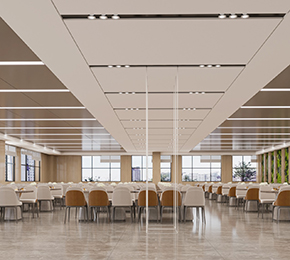 員工餐廳室內(nèi)效果圖