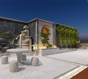 室外設計效果圖1