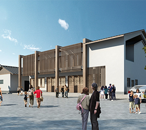 室外設(shè)計(jì)效果圖1